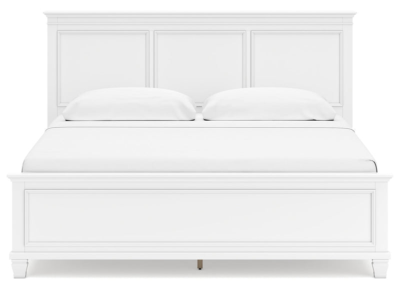 Fortman White Panel Bedroom Set