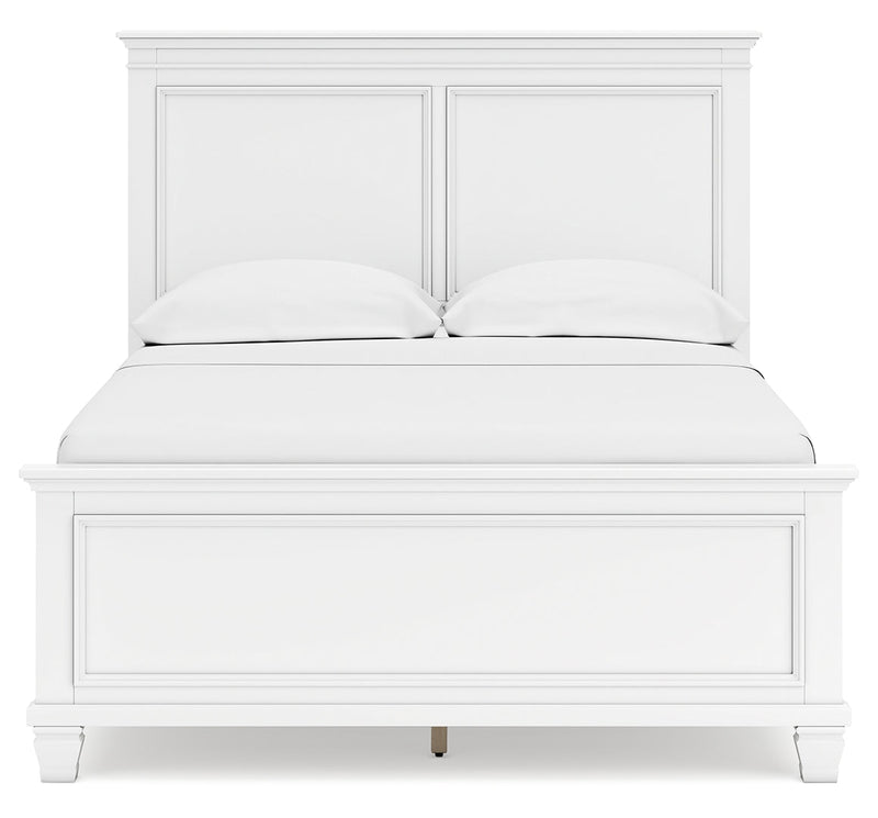 Fortman White Panel Bedroom Set