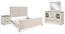 Shaybrock Beige Panel Bedroom Set