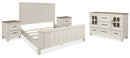 Shaybrock Beige Panel Bedroom Set