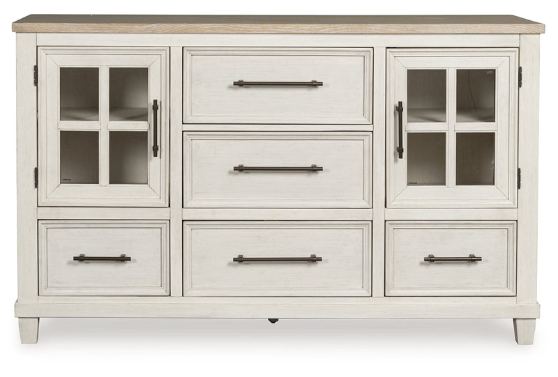 Shaybrock Beige Panel Bedroom Set