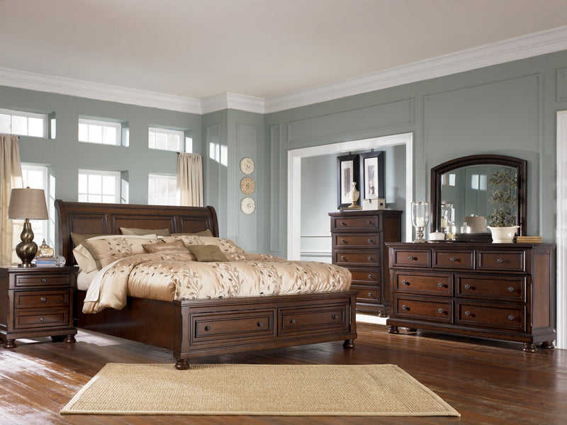 Porter Brown Panel Bedroom Set