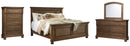 Flynnter Brown Panel Bedroom Set