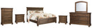 Flynnter Brown Panel Bedroom Set