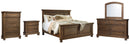 Flynnter Brown Panel Bedroom Set