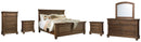 Flynnter Brown Panel Bedroom Set