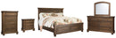 Flynnter Brown Panel Bedroom Set