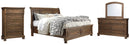 Flynnter Brown Panel Bedroom Set