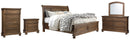 Flynnter Brown Panel Bedroom Set