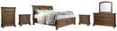 Flynnter Brown Panel Bedroom Set