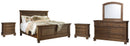 Flynnter Brown Panel Bedroom Set