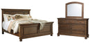 Flynnter Brown Panel Bedroom Set