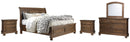Flynnter Brown Panel Bedroom Set