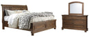 Flynnter Brown Panel Bedroom Set