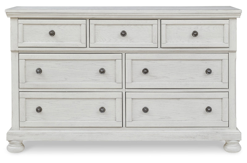 Robbinsdale White Panel Bedroom Set