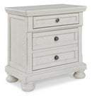 Robbinsdale White Panel Bedroom Set