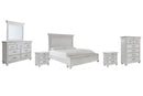 Kanwyn White Panel Bedroom Set