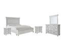 Kanwyn White Panel Bedroom Set