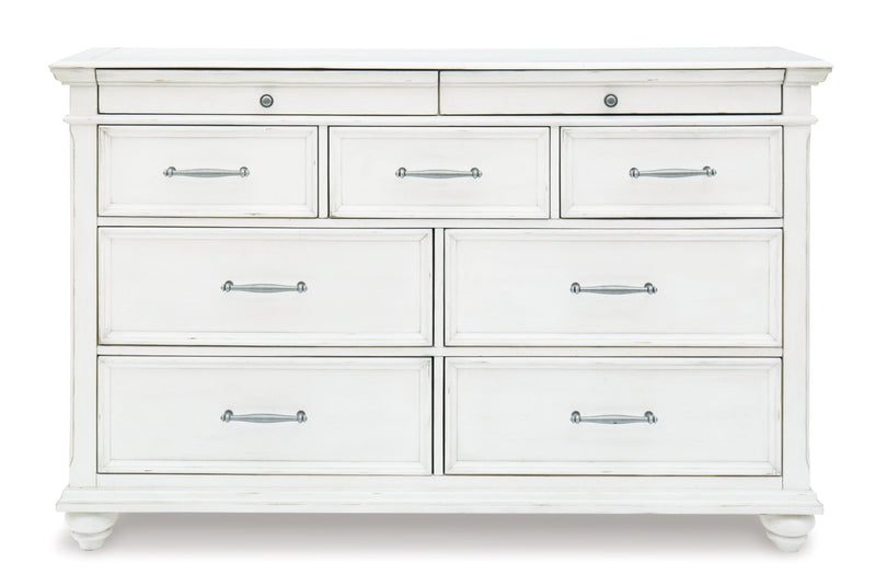 Kanwyn White Panel Bedroom Set