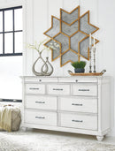 Kanwyn White Panel Bedroom Set