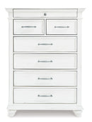 Kanwyn White Panel Bedroom Set