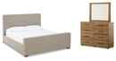 Dakmore Brown Upholstered Bedroom Set