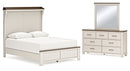Darborn Beige Panel Bedroom Set