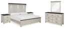 Darborn Beige Panel Bedroom Set