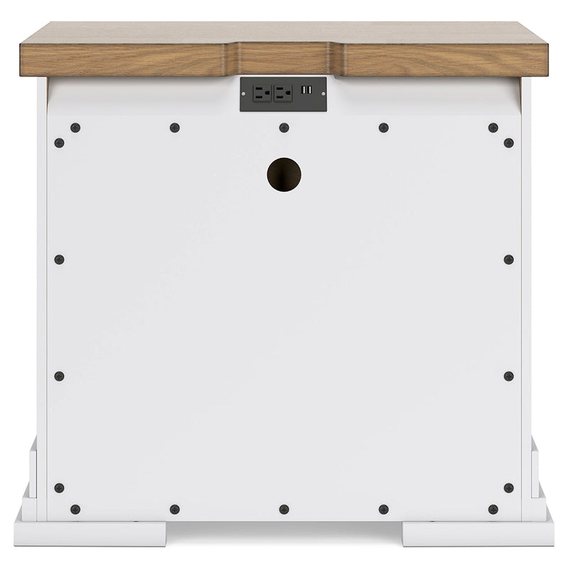 Ashbryn Three Drawer Night Stand
