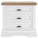 Ashbryn Three Drawer Night Stand