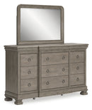 Lexorne Grey Sleigh Bedroom Set