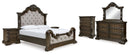 Maylee Brown Upholstered Bedroom Set
