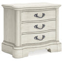 Arlendyne Three Drawer Night Stand