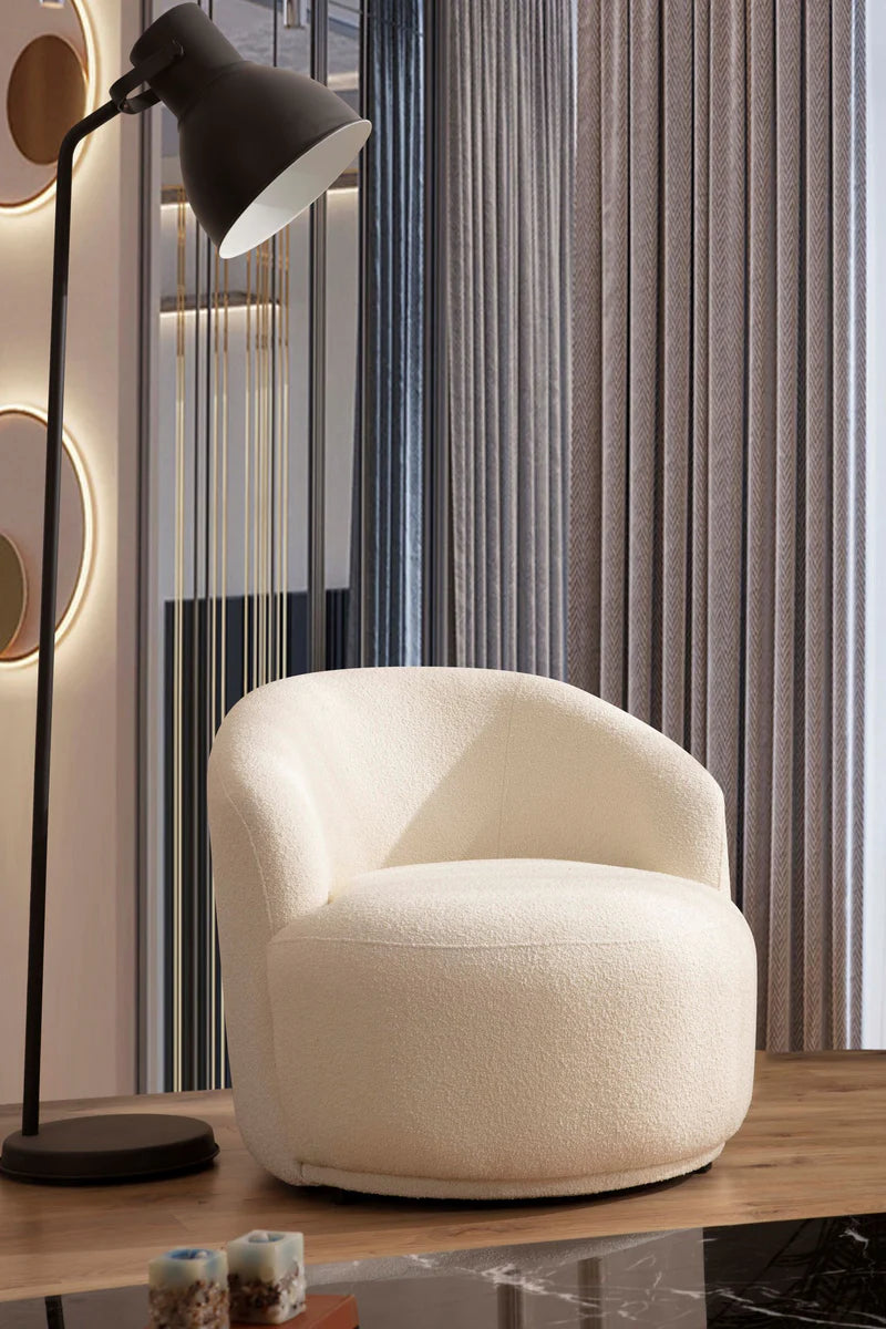 Bonita Ivory Boucle Accent Chair [ETA: 4/30]