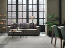 Brera Brown/Blue 3-Seater Sofa Bed with Storage