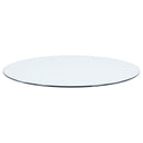 48-inch 10mm Round Clear Tempered Glass Top