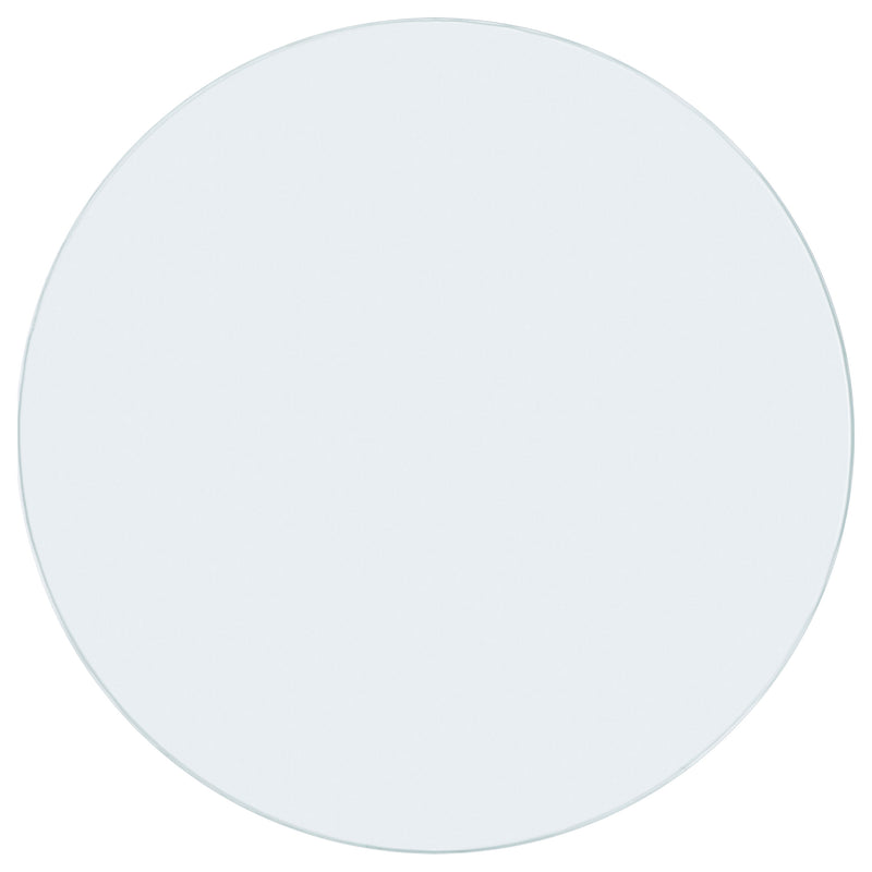 48-inch 10mm Round Clear Tempered Glass Top