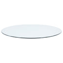 54-inch 10mm Round Clear Tempered Glass Top