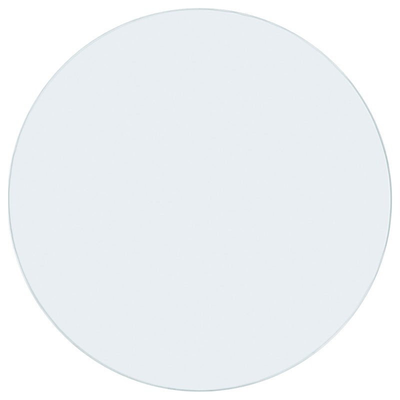 54-inch 10mm Round Clear Tempered Glass Top