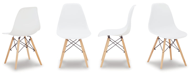 Jaspeni Dining Room Side Chair (4/CN)