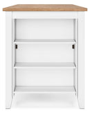 Gesthaven Counter Height Dining Table and 2 Barstools