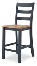 Gesthaven Counter Height Dining Table and 2 Barstools