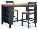 Gesthaven Counter Height Dining Table and 2 Barstools