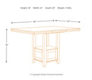 Ralene Dining Table and 4 Chairs and Bench