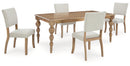 Rybergston Dining Table and 6 Chairs