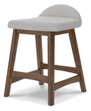 Lyncott Upholstered Barstool (2/CN)