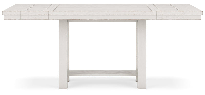 Robbinsdale Counter Height Dining Table and 6 Barstools and Bench with Storage