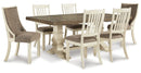 Bolanburg Dining Table and 6 Chairs with Storage