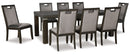 Hyndell Dining Table and 6 Chairs