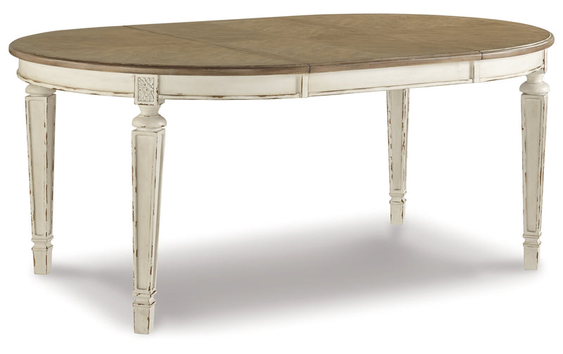 Realyn Dining Table and 4 Chairs